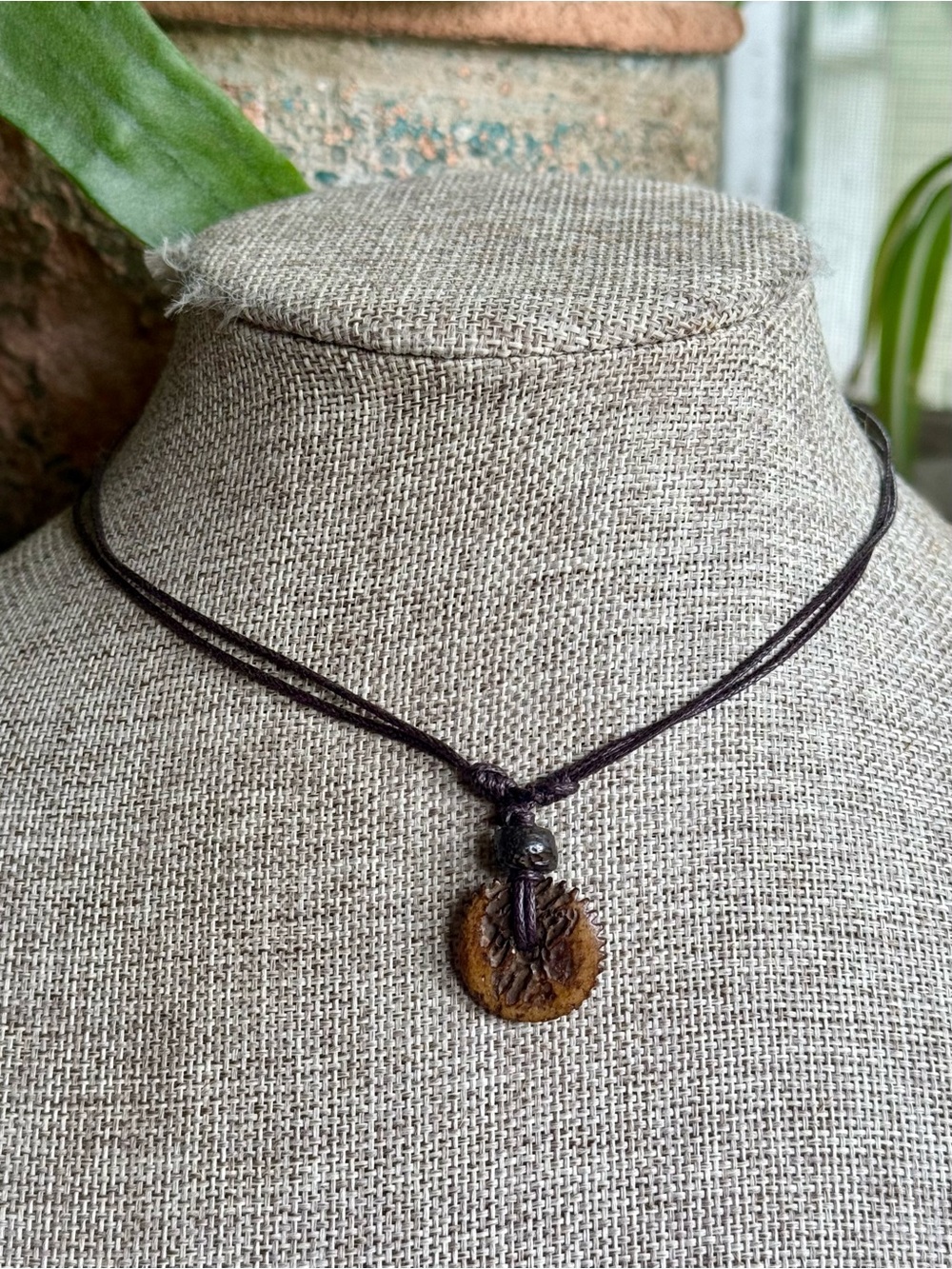 Grunge Bone Bead Choker